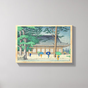 Toile Pluie d'Asano Takeji au temple Sanjusangendo art