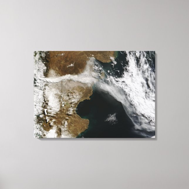 Toile Plume de cendres de l'éruption du volcan Chaiten,  (Recto)