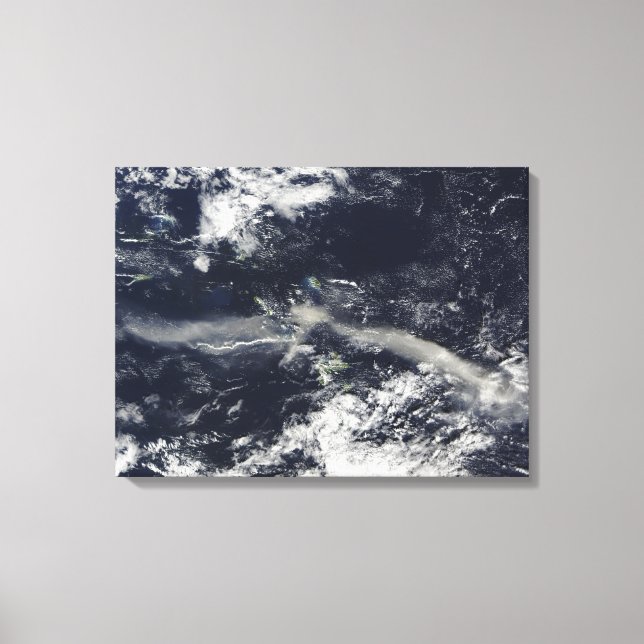 Toile Plume de cendres de Soufriere Hills, Montserrat (Recto)