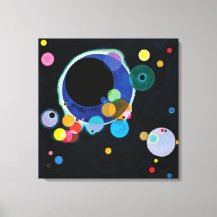 Toile Plusieurs cercles par Wassily Kandinsky