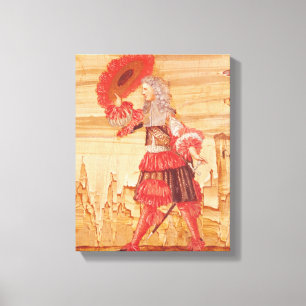 Toile Pocqueline dans le rôle de Mascarille