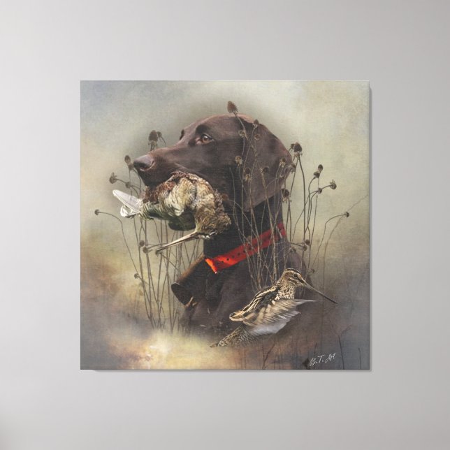 Toile Pointeurs allemands à poils courts (Recto)