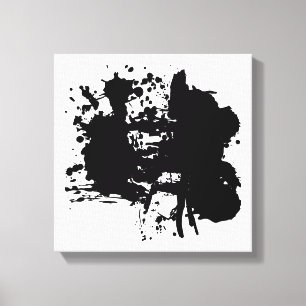 Toile Points noirs Abstraits modernes