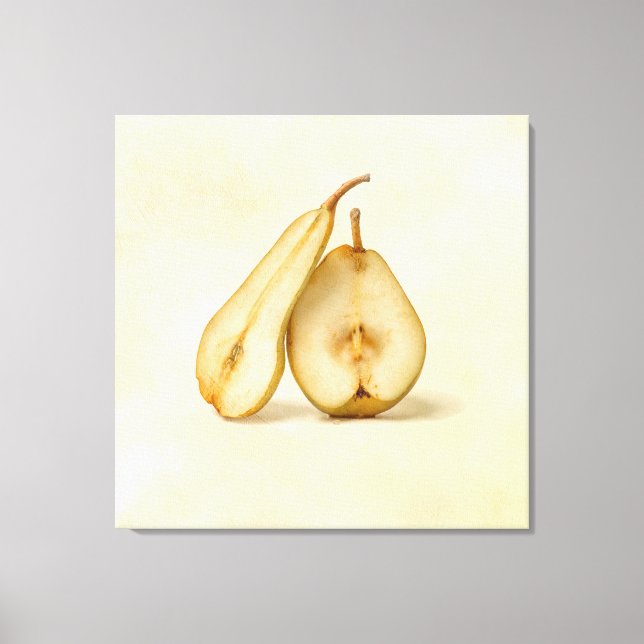 Toile Poires - Ma Moitié Douce Et Parfaite (Recto)