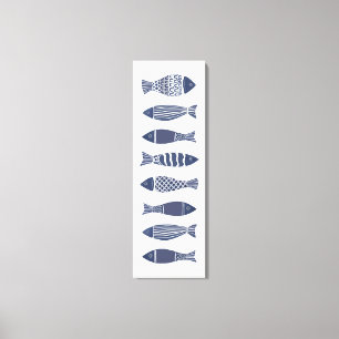 Toile Poisson océanique côtier