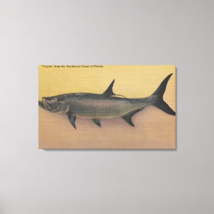 Toile Poissons de tarpon de côte de commutateur de
