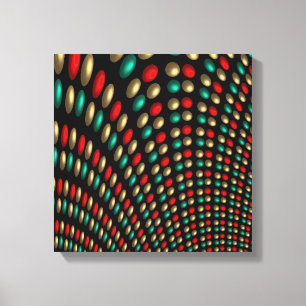 Toile polaire doture texture abstract art fractal