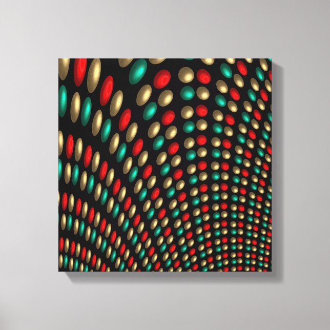 Toile polaire doture texture abstract art fractal (Recto)
