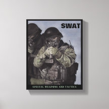 Police de l'équipe SWAT Imprimer Aquarelle origina