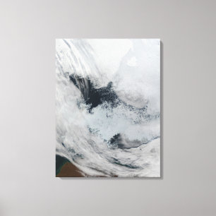 Toile Polynya (eau libre) en mer de Beaufort
