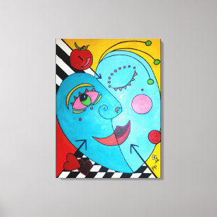 Toile Pomme de mon oeil