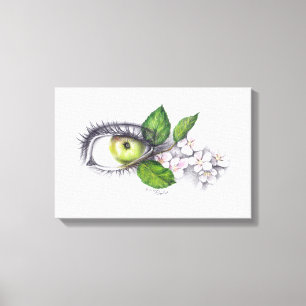 Toile Pomme de mon œil Art de dessin surréaliste
