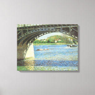 Toile Pont à Argenteuil par Gustave Caillebotte