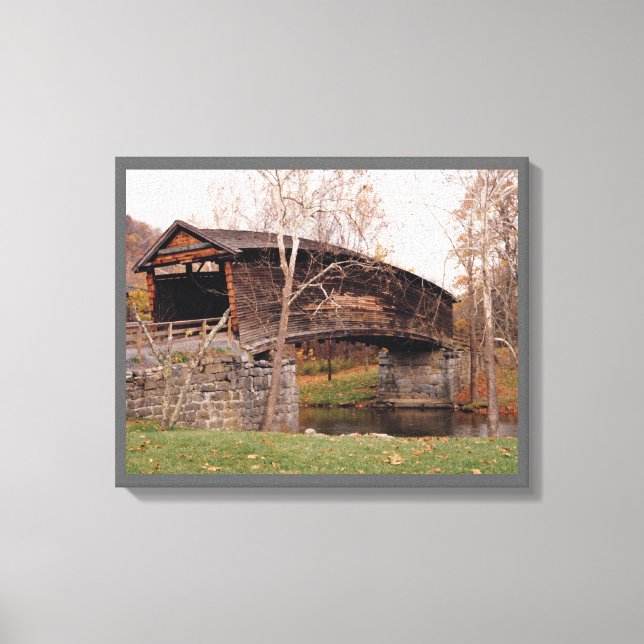 Toile Pont couvert (Recto)