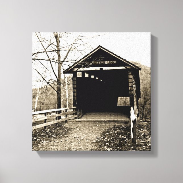 Toile Pont couvert (Recto)
