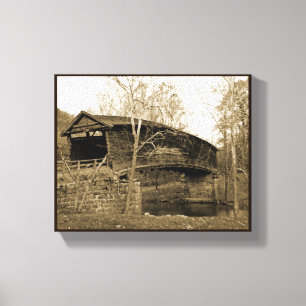 Toile Pont couvert