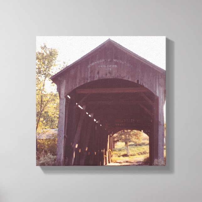 Toile Pont couvert (Recto)