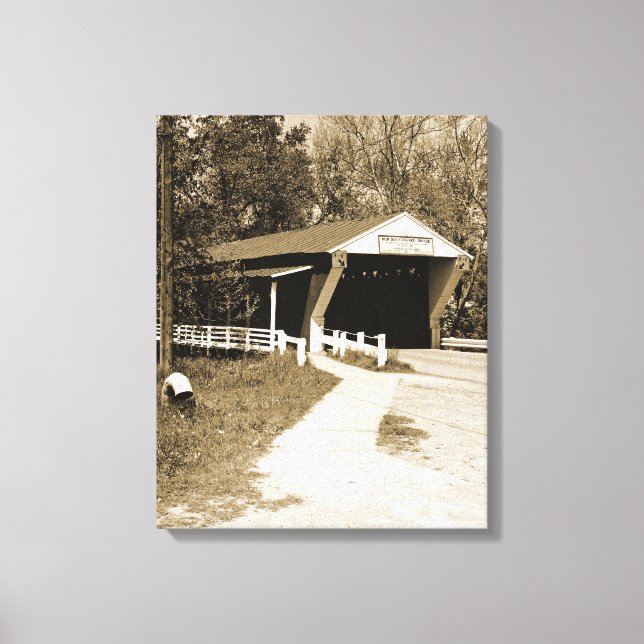 Toile Pont couvert (Recto)