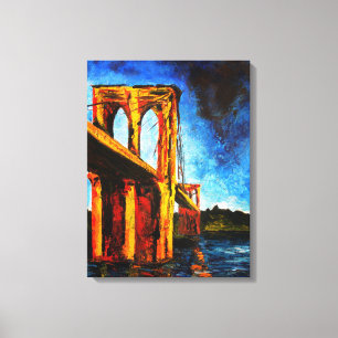 Toile Pont de Brooklyn à Utopie 2009
