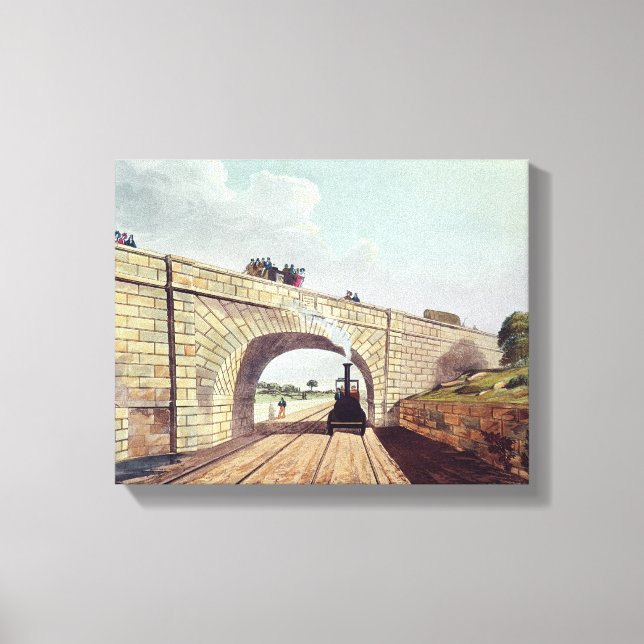 Toile Pont, de 'Liverpool and Manchester Railway' (Recto)