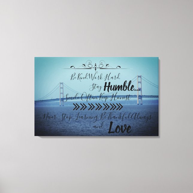 Toile Pont de Mackinac (Recto)