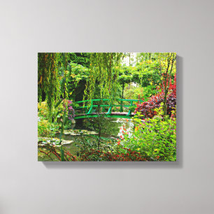 Toile Pont de Monet au-dessus de l'étang de nénuphars, j