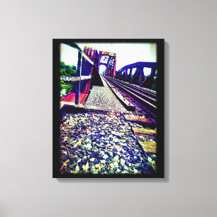 Toile Pont en chemin de fer