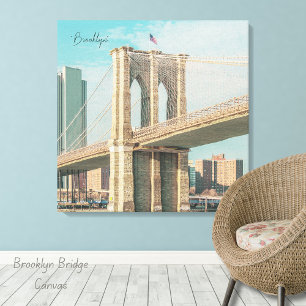 Toile Pont New York Brooklyn