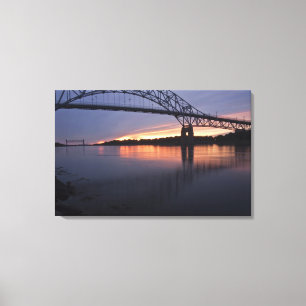 Toile Pont Sagamor au-dessus du canal Cape Cod, 2