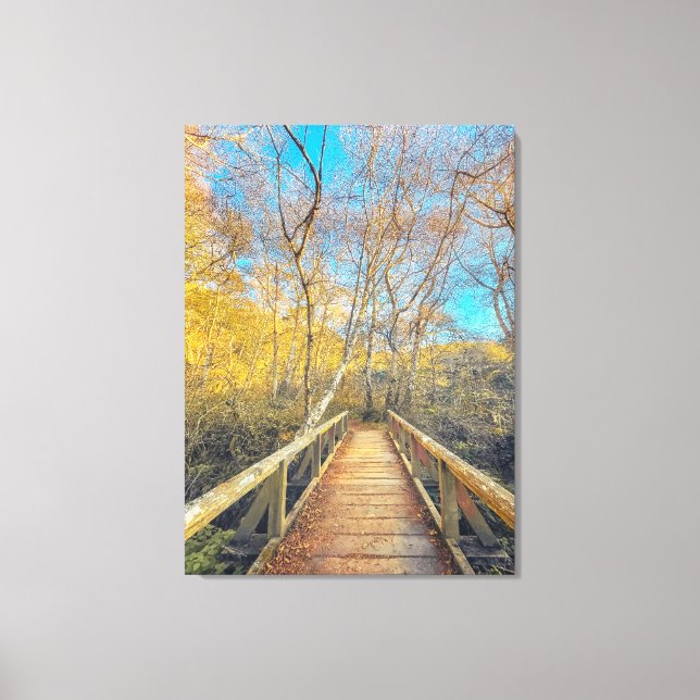 Toile Pont vers les bois (Recto)