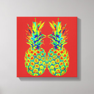 Toile Pop Art ananas