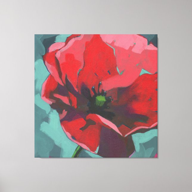 Toile Poppy Floral (Recto)