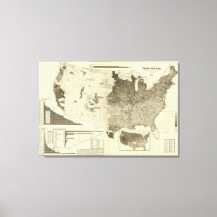 Toile Population étrangère par des comtés