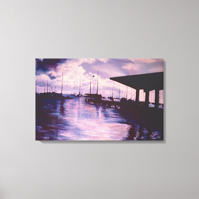 Toile Port de Fort de France (Recto)