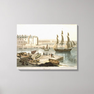 Toile Port de Weymouth, 'd'un voyage autour de grand