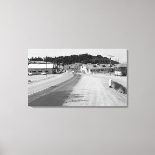 Toile Port Orford, Oregon Town View Photographie