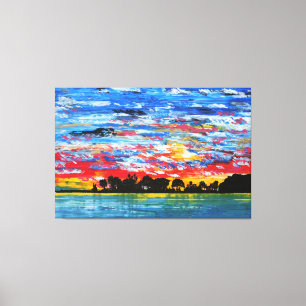 Toile Port patriotique