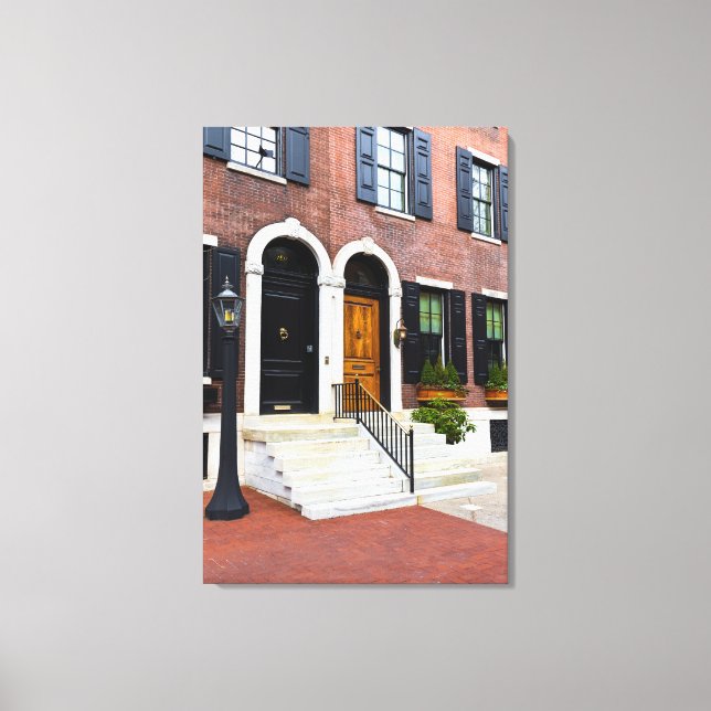 Toile Porte Brown et noire sur Delancy Street (Recto)