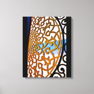 Toile Porte de bronze