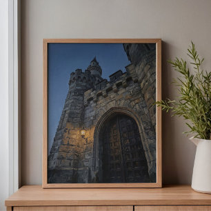 Toile Porte du château de Neuschwanstein au crépuscule