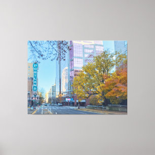 Toile Portland Cityscape en automne