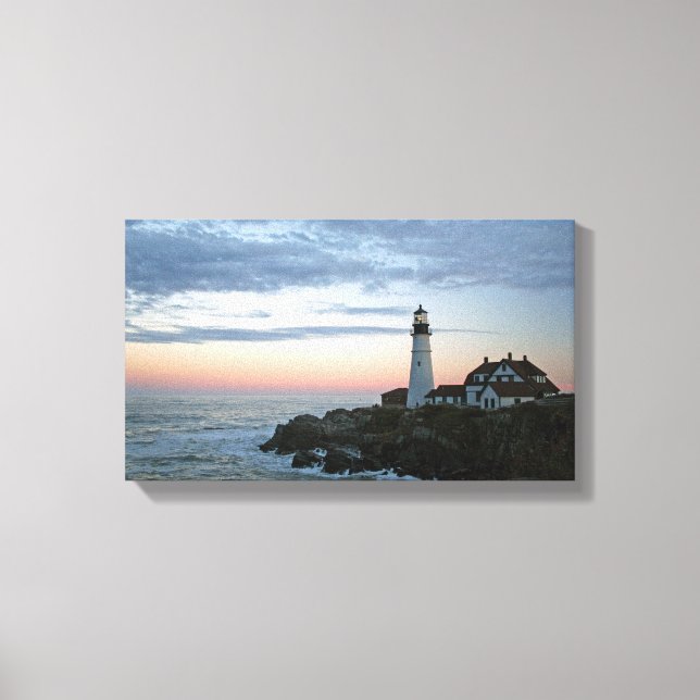 Toile Portland Head Lighthouse Wall Art Canvas (Recto)