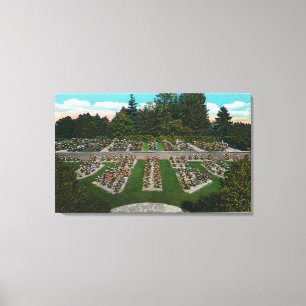 Toile Portland, OregonVue des jardins d'essais Roses