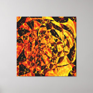 Toile Portrait Abstrait