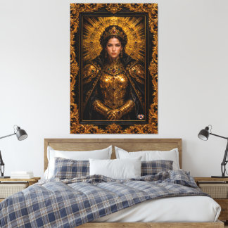 Toile Portrait baroque de la reine Isadora Moretti en ha