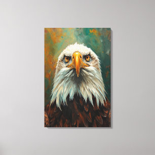 Toile Portrait d'aigle artistique - Peinture à l'huile d