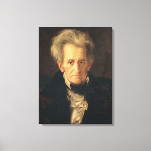 Toile Portrait d'Andrew Jackson