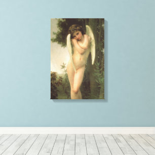 Toile Portrait d'ange de Cupidon (Cupid) par Bouguereau