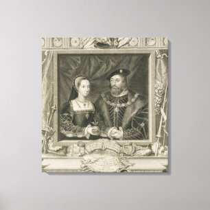Toile Portrait de 1496-1533) reines de Mary (de la
