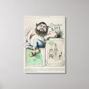 Toile Portrait de 1819-77) illustrations de Gustave